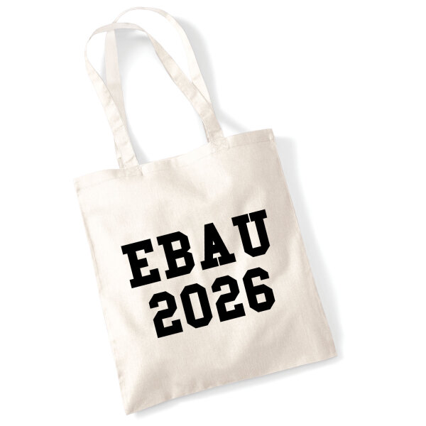 Jutebeutel EBAU 2026 Abschluss Spanien 10 Liter