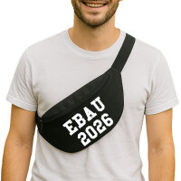 Bauchtasche EBAU 2026 Abschluss Spanien 2,5 Liter Black