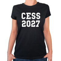 Damen T-Shirt CESS 2027 Abschluss Belgien (frz.)...