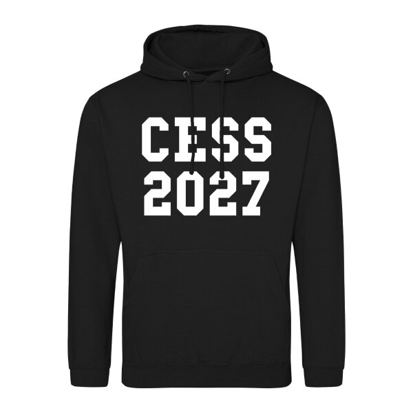 Unisex Hoodie CESS 2027 Abschluss Belgien (frz.) Größe S-3XL