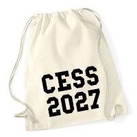 Turnbeutel CESS 2027 Abschluss Belgien (frz.) 12 Liter