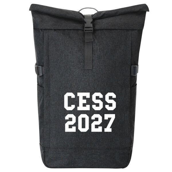 Kurierrucksack CESS 2027 Abschluss Belgien (frz.) 30-44 Liter Black Melange