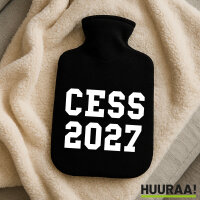 Wärmflasche CESS 2027 Abschluss Belgien (frz.)