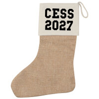 Weihnachtsstrumpf CESS 2027 Abschluss Belgien (frz.) Beige