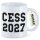 Kaffeetasse CESS 2027 Abschluss Belgien (frz.) 330ml