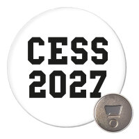 Magnet CESS 2027 Abschluss Belgien (frz.) 59mm...