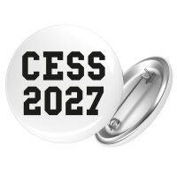 Button CESS 2027 Abschluss Belgien (frz.) Anstecker