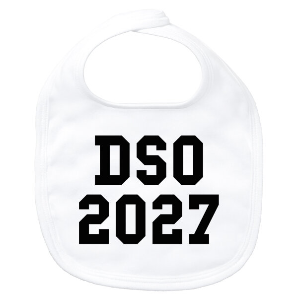 Baby Lätzchen DSO 2027 Abschluss Belgien (ndl.) Klettverschluss