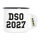 Emaille Tasse DSO 2027 Abschluss Belgien (ndl.) 300ml Vintage Emaille Becher