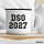 Emaille Tasse DSO 2027 Abschluss Belgien (ndl.) 300ml Vintage Emaille Becher