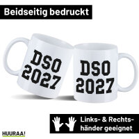 Kaffeetasse DSO 2027 Abschluss Belgien (ndl.) 330ml