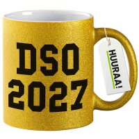 Glitzertasse DSO 2027 Abschluss Belgien (ndl.) 330ml
