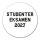 Aufkleber Studentereksamen 2027 Abschluss Dänemark 10cm Sticker