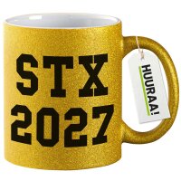 Glitzertasse STX 2027 Abschluss Dänemark 330ml