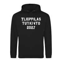 Unisex Hoodie Ylioppilastutkinto 2027 Abschluss Finnland Größe S-3XL