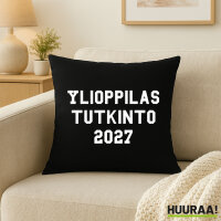 Kissen Ylioppilastutkinto 2027 Abschluss Finnland 40x40cm
