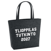 Filzshopper Ylioppilastutkinto 2027 Abschluss Finnland 22 Liter