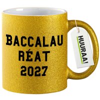 Glitzertasse Baccalauréat 2027 Abschluss...