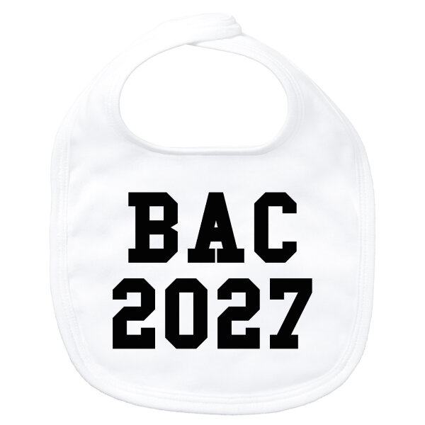 Baby Lätzchen BAC 2027 Abschluss Frankreich Klettverschluss
