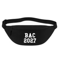 Bauchtasche BAC 2027 Abschluss Frankreich 2,5 Liter Black