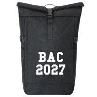 Kurierrucksack BAC 2027 Abschluss Frankreich 30-44 Liter Black Melange