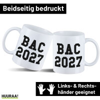 Kaffeetasse BAC 2027 Abschluss Frankreich 330ml