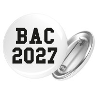 Button BAC 2027 Abschluss Frankreich Anstecker