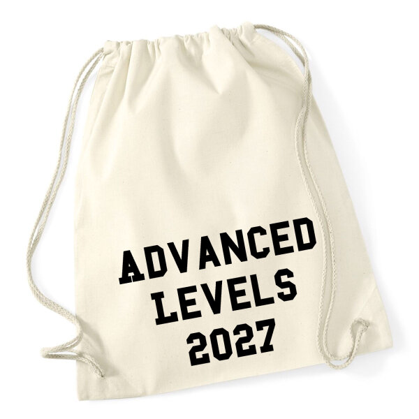Turnbeutel Advanced Levels 2027 Abschluss Großbritannien 12 Liter