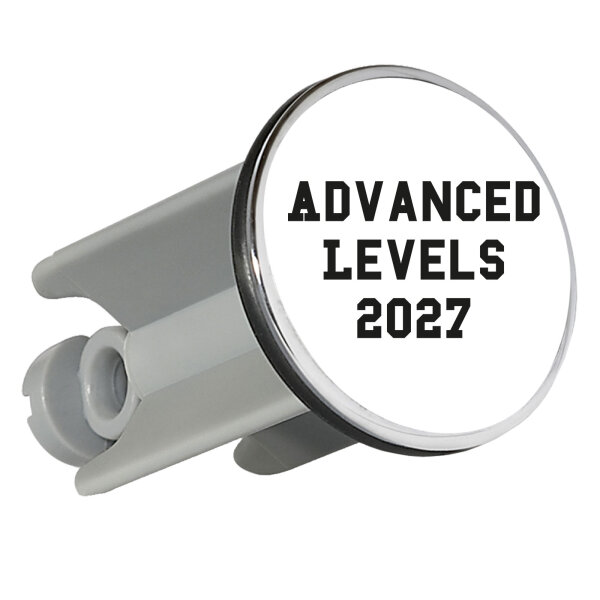 Waschbeckenstöpsel Advanced Levels 2027 Abschluss Großbritannien 4cm Abflussstopfen