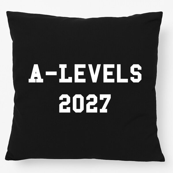 Kissen A-Levels 2027 Abschluss Großbritannien 40x40cm