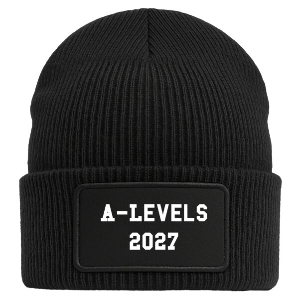 Beanie A-Levels 2027 Abschluss Großbritannien Black