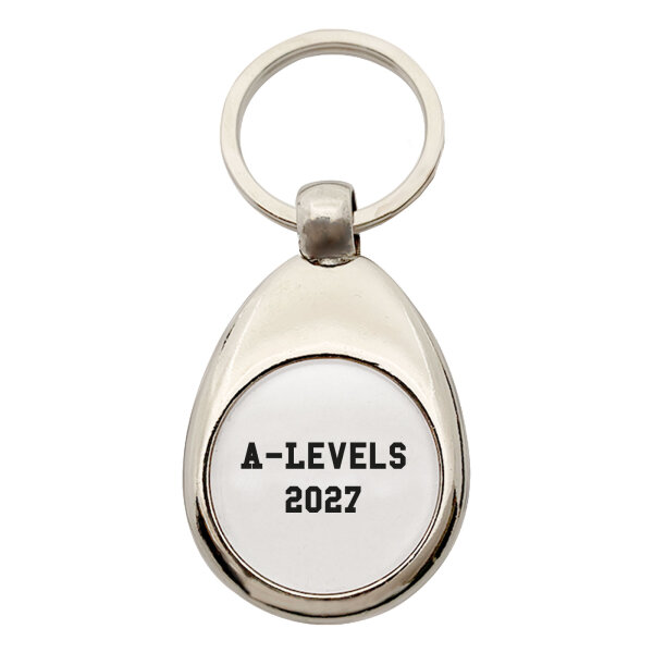 Schlüsselanhänger A-Levels 2027 Abschluss Großbritannien