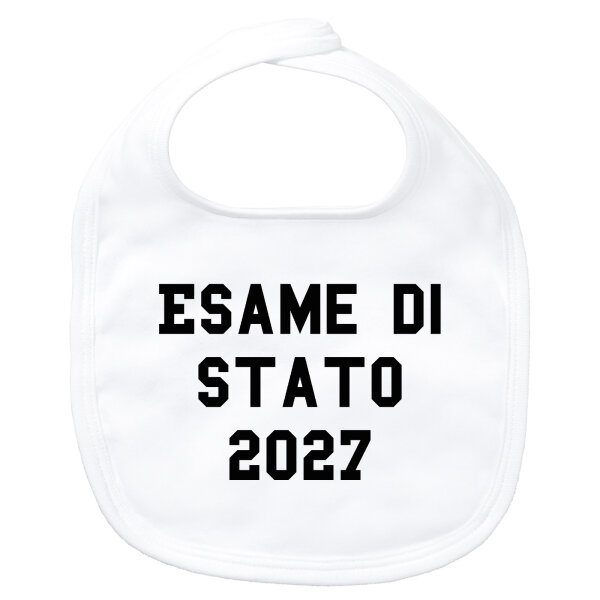 Baby Lätzchen Esame di Stato 2027 Abschluss Italien Klettverschluss
