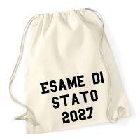 Turnbeutel Esame di Stato 2027 Abschluss Italien 12 Liter