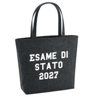 Filzshopper Esame di Stato 2027 Abschluss Italien 22 Liter