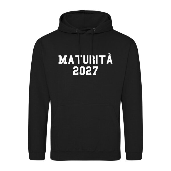 Unisex Hoodie Maturità 2027 Abschluss Italien Größe S-3XL