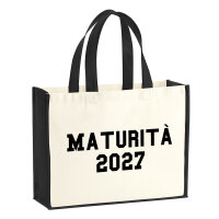 Jutetasche Maturità 2027 Abschluss Italien 21...