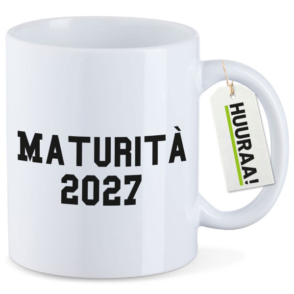Kaffeetasse Maturità 2027 Abschluss Italien 330ml