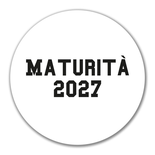 Aufkleber Maturità 2027 Abschluss Italien 10cm Sticker