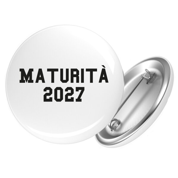 Button Maturità 2027 Abschluss Italien Anstecker