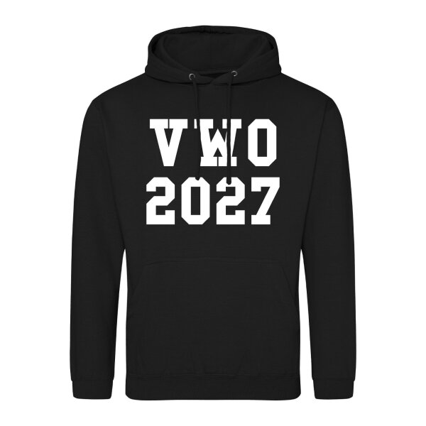 Unisex Hoodie VWO 2027 Abschluss Niederlande Größe S-3XL