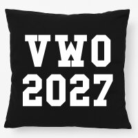 Kissen VWO 2027 Abschluss Niederlande 40x40cm