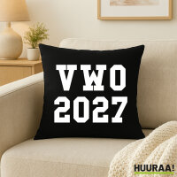 Kissen VWO 2027 Abschluss Niederlande 40x40cm