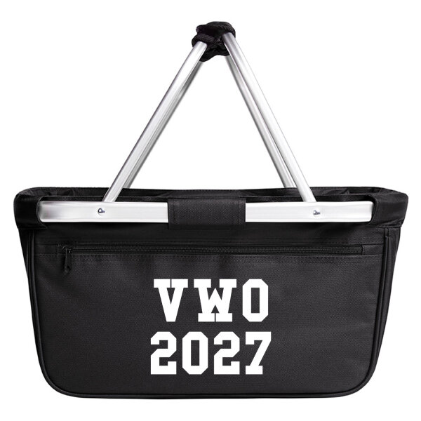 Einkaufskorb VWO 2027 Abschluss Niederlande 20 Liter Tragekorb Black