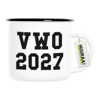 Emaille Tasse VWO 2027 Abschluss Niederlande 300ml...
