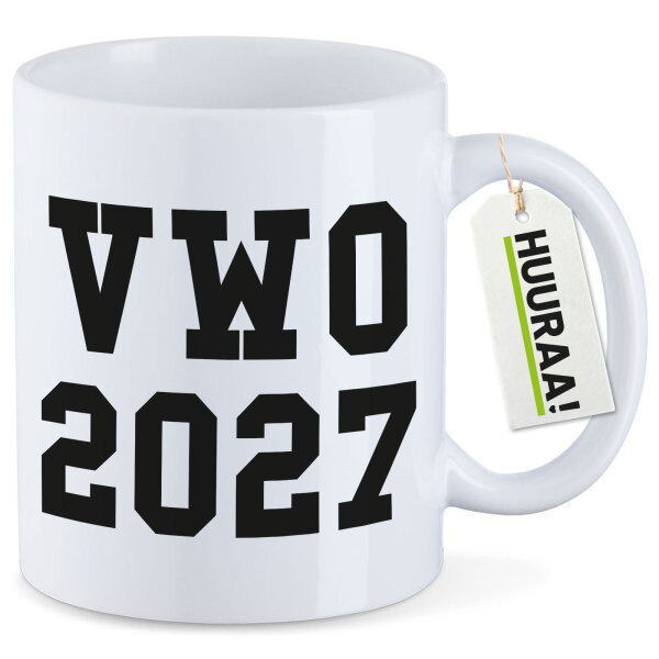 Kaffeetasse VWO 2027 Abschluss Niederlande 330ml
