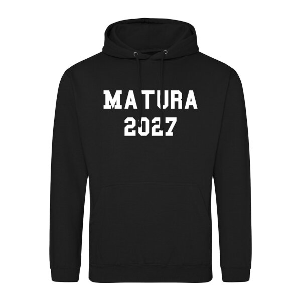 Unisex Hoodie Matura 2027 Abschluss Österreich / Schweiz Größe S-3XL