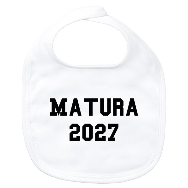 Baby Lätzchen Matura 2027 Abschluss Österreich / Schweiz Klettverschluss