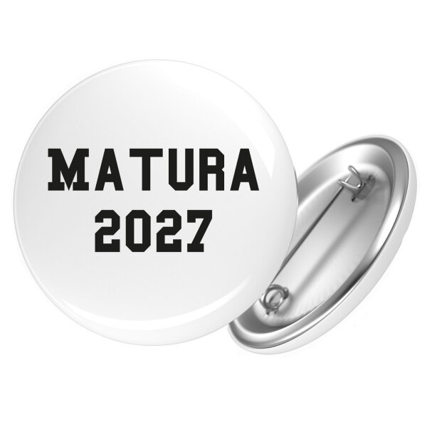 Button Matura 2027 Abschluss Österreich / Schweiz Anstecker