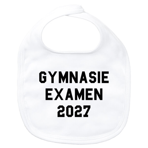 Baby Lätzchen Gymnasieexamen 2027 Abschluss Schweden Klettverschluss